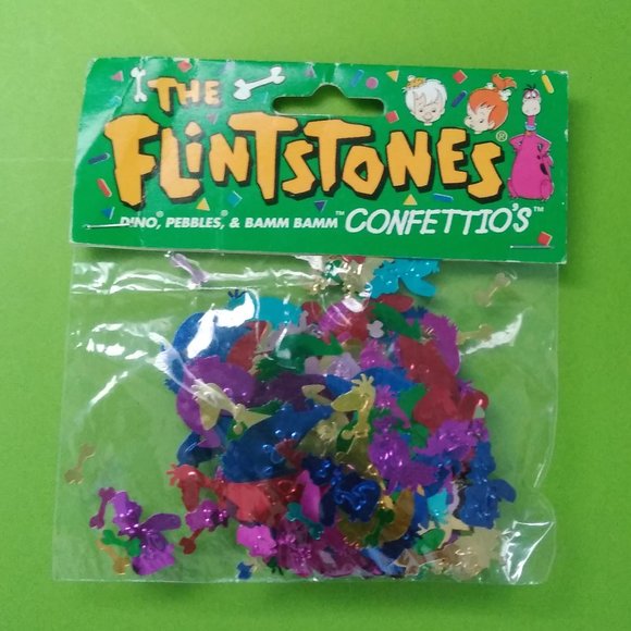 Vintage 1996 The Flintstones Confettio's - Picture 1 of 1